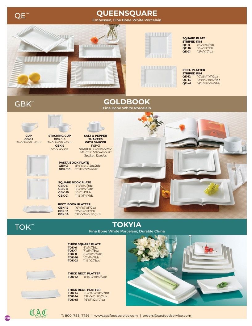 C.A.C. Foodservice Chinaware Catalog Weekly Ad January 1 - December 31, 2026