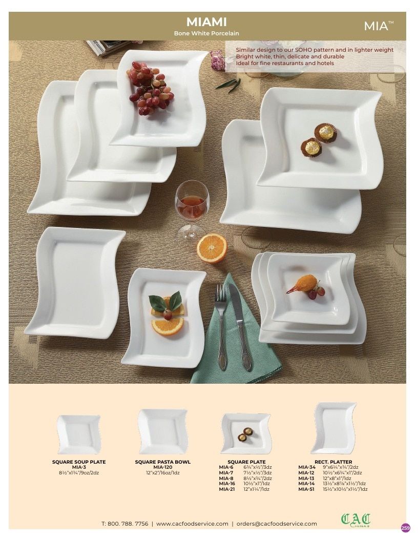 C.A.C. Foodservice Chinaware Catalog Weekly Ad January 1 - December 31, 2026