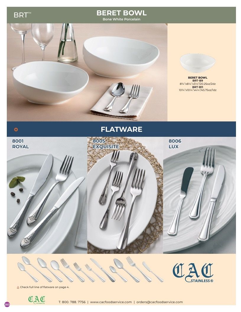 C.A.C. Foodservice Chinaware Catalog Weekly Ad January 1 - December 31, 2026