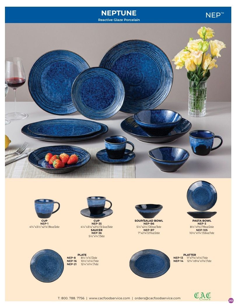 C.A.C. Foodservice Chinaware Catalog Weekly Ad January 1 - December 31, 2026