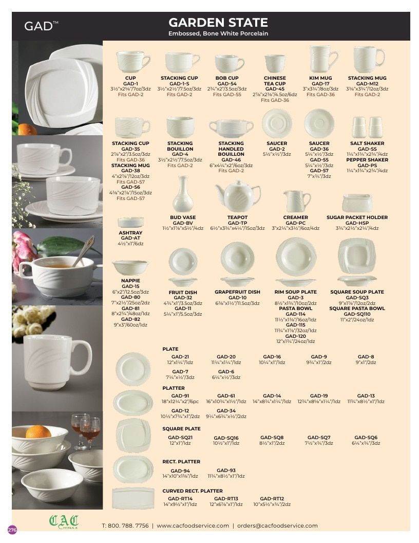 C.A.C. Foodservice Chinaware Catalog Weekly Ad January 1 - December 31, 2026