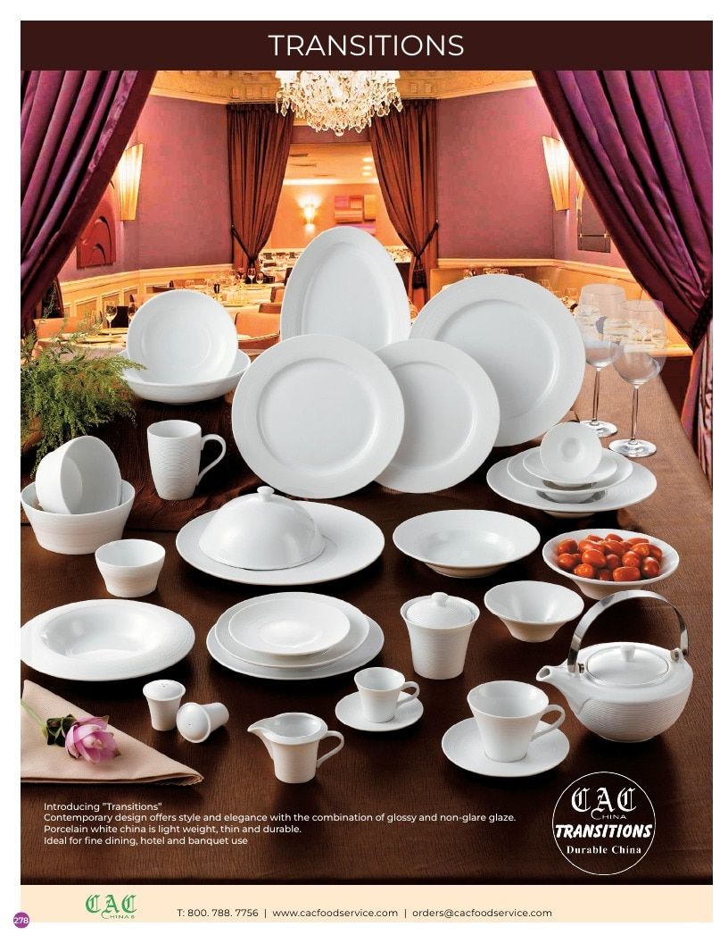 C.A.C. Foodservice Chinaware Catalog Weekly Ad January 1 - December 31, 2026