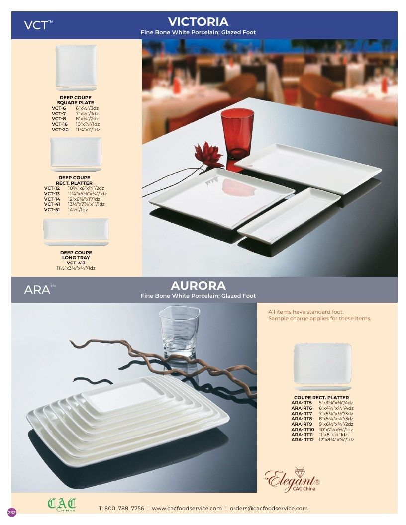 C.A.C. Foodservice Chinaware Catalog Weekly Ad January 1 - December 31, 2026