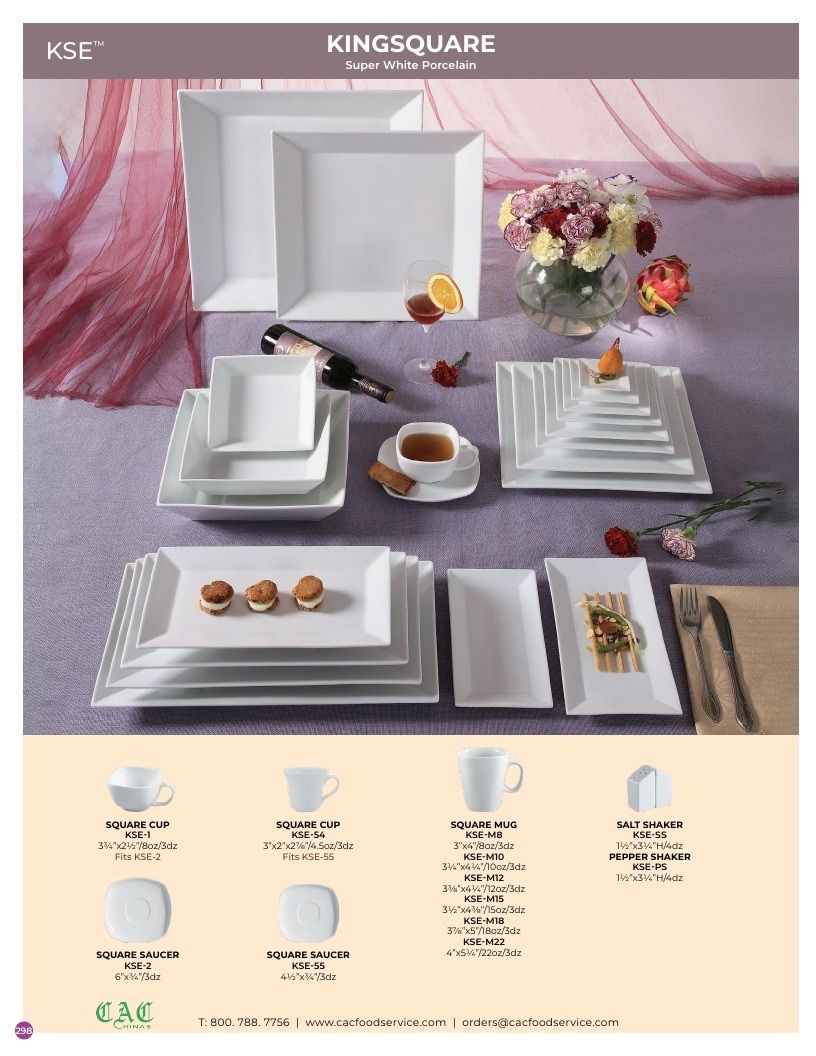C.A.C. Foodservice Chinaware Catalog Weekly Ad January 1 - December 31, 2026