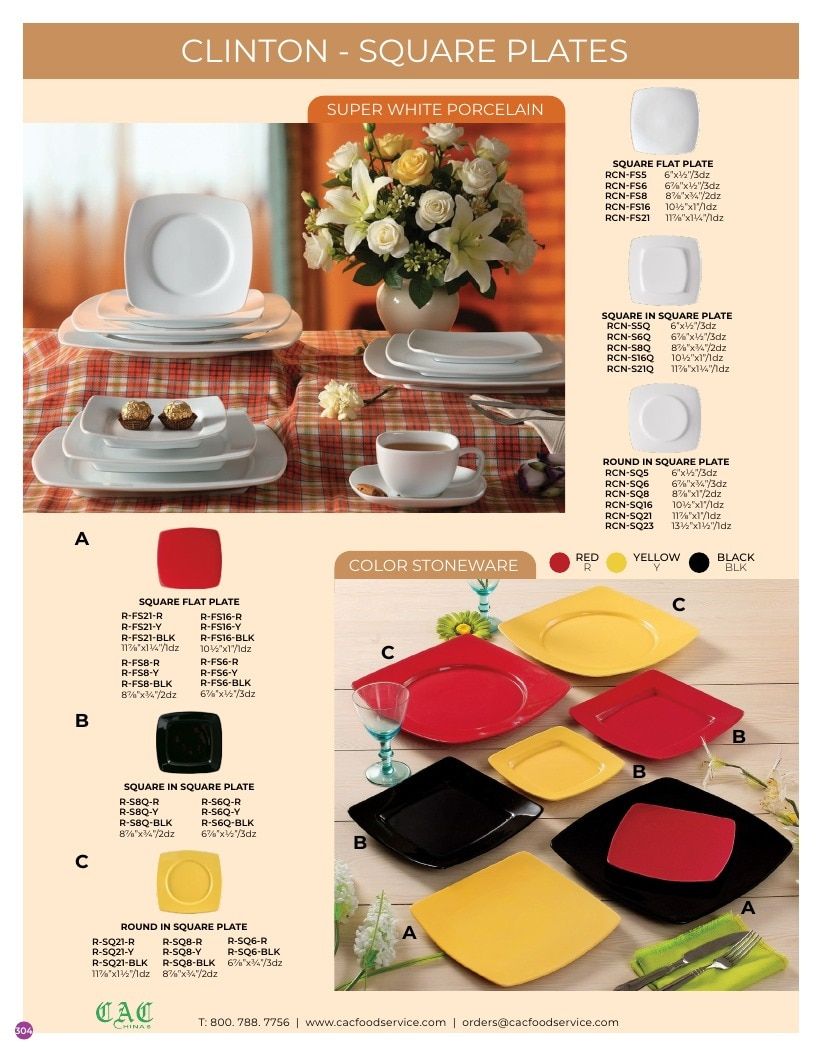 C.A.C. Foodservice Chinaware Catalog Weekly Ad January 1 - December 31, 2026