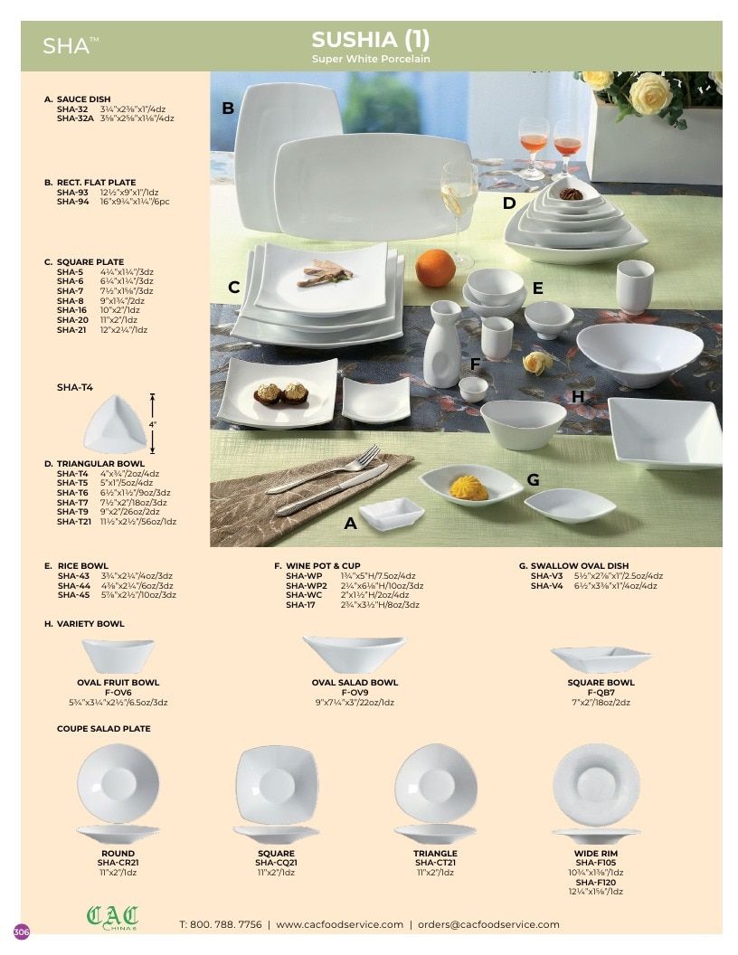 C.A.C. Foodservice Chinaware Catalog Weekly Ad January 1 - December 31, 2026