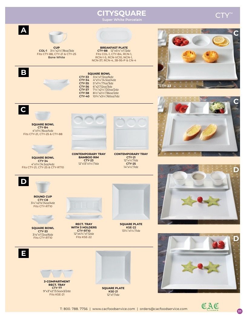 C.A.C. Foodservice Chinaware Catalog Weekly Ad January 1 - December 31, 2026
