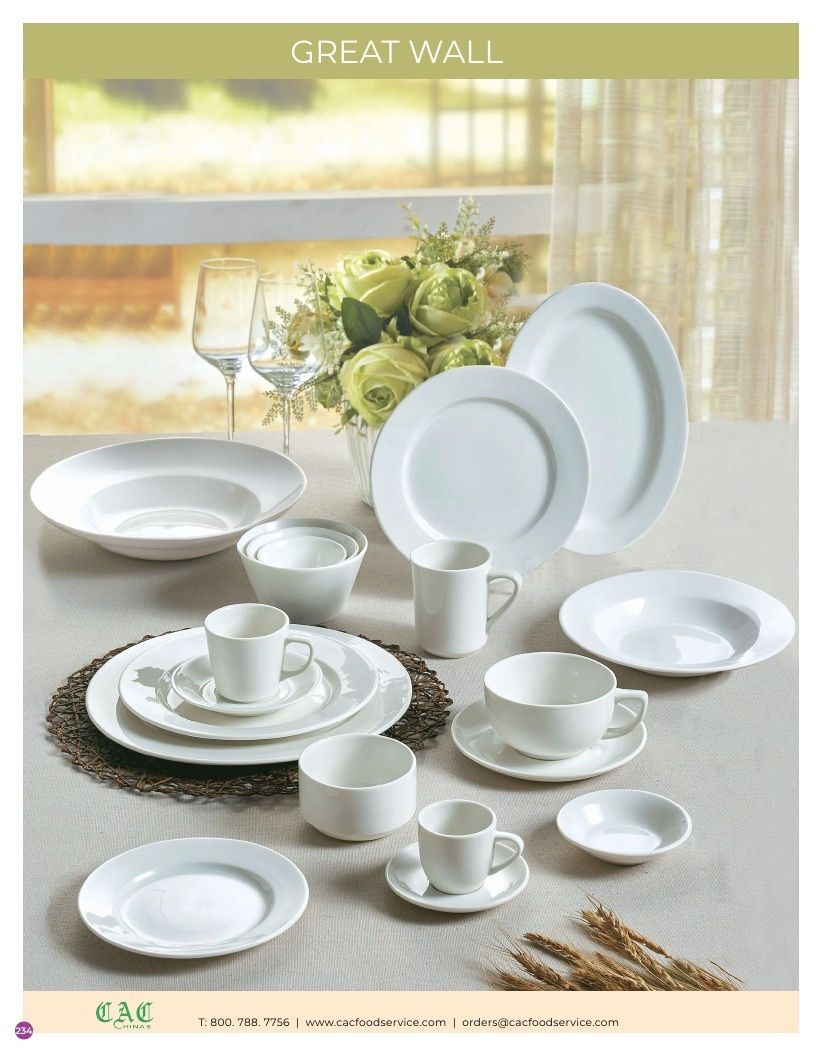 C.A.C. Foodservice Chinaware Catalog Weekly Ad January 1 - December 31, 2026