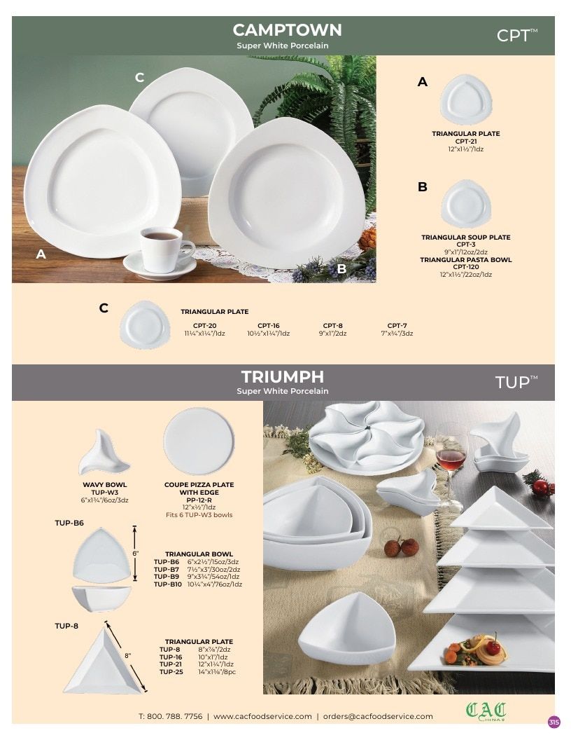 C.A.C. Foodservice Chinaware Catalog Weekly Ad January 1 - December 31, 2026