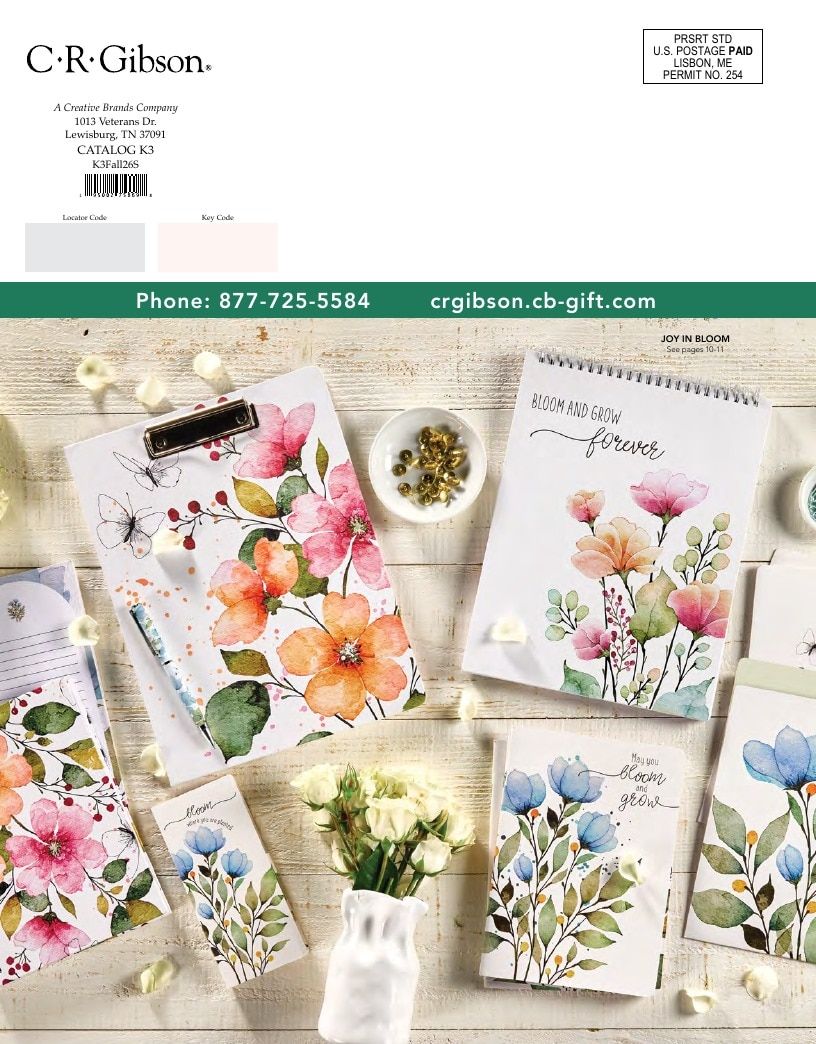 C. R. Gibson Fall Stationery and Gifts Catalog Weekly Ad January 1 - December 31, 2026