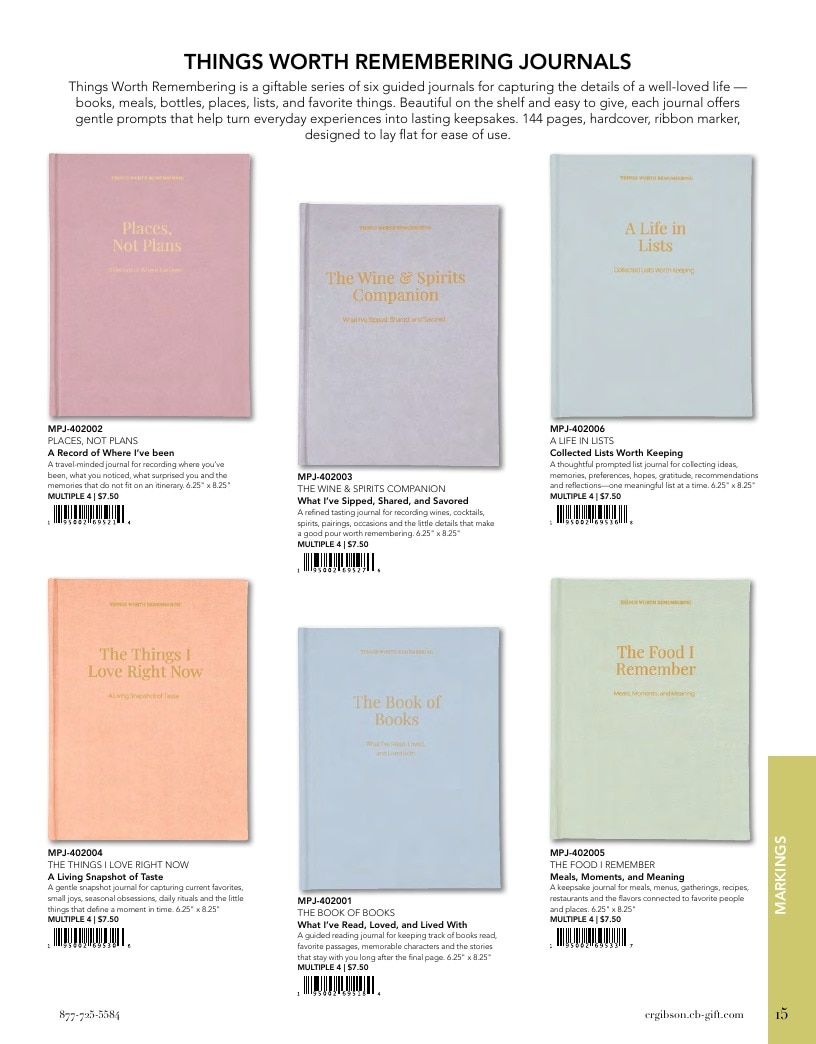 C. R. Gibson Fall Stationery and Gifts Catalog Weekly Ad January 1 - December 31, 2026