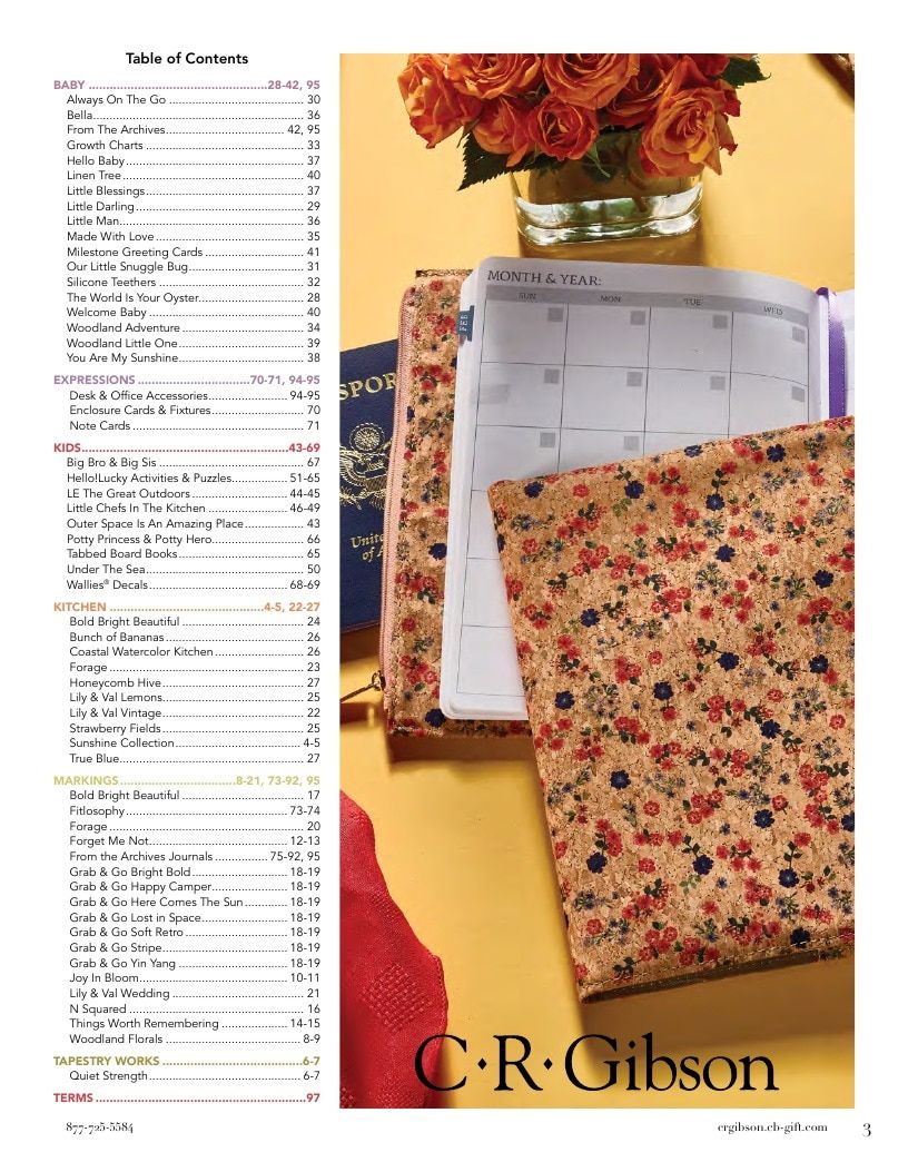 C. R. Gibson Fall Stationery and Gifts Catalog Weekly Ad January 1 - December 31, 2026