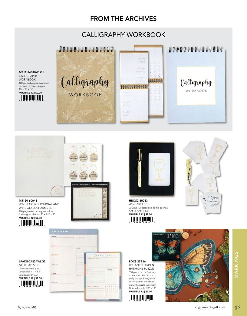 C. R. Gibson Fall Stationery and Gifts Catalog Weekly Ad January 1 - December 31, 2026