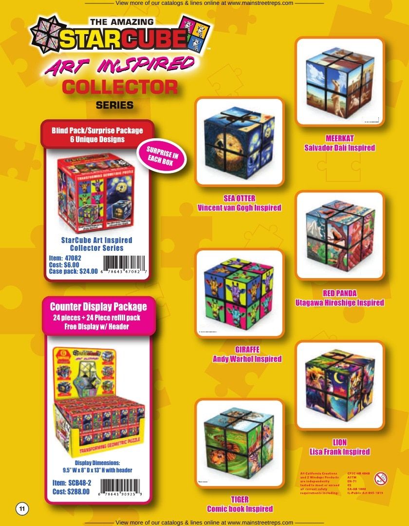 California Creations Wind-Up Toys Catalog Weekly Ad January 1 - December 31, 2026