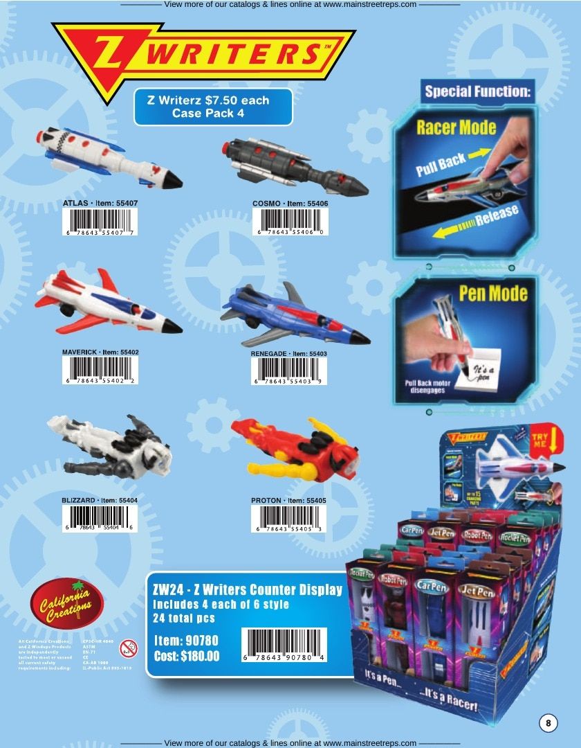 California Creations Wind-Up Toys Catalog Weekly Ad January 1 - December 31, 2026
