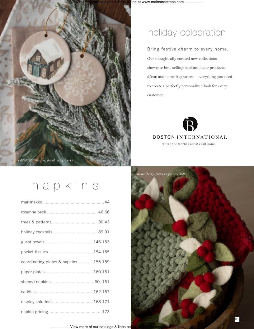 Boston International Holiday Catalog Weekly Ad January 1 - December 31, 2026