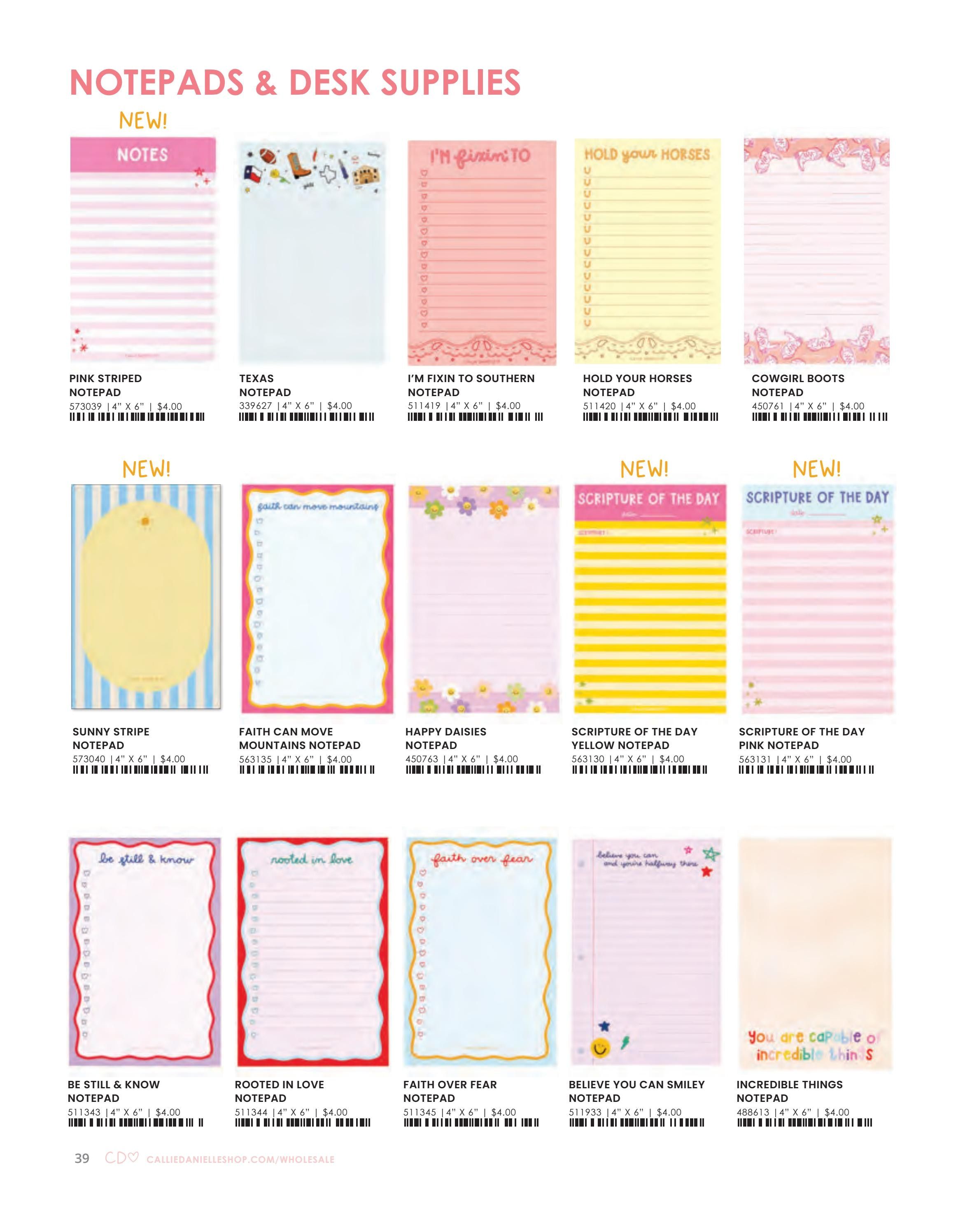 Callie Danielle Gifts and Stationery Catalog Weekly Ad January 1 - December 31, 2026