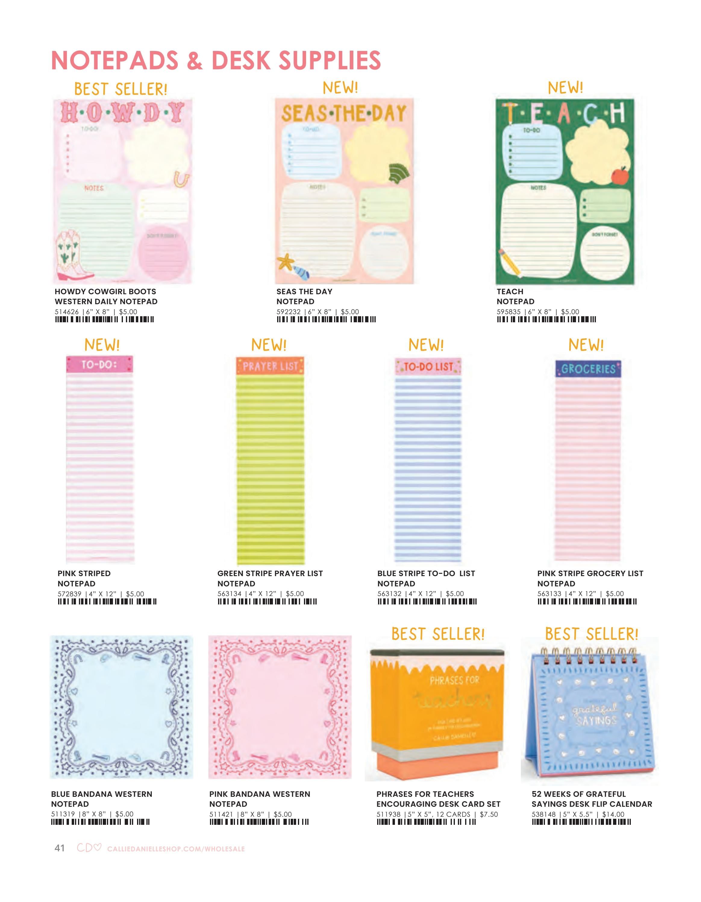 Callie Danielle Gifts and Stationery Catalog Weekly Ad January 1 - December 31, 2026