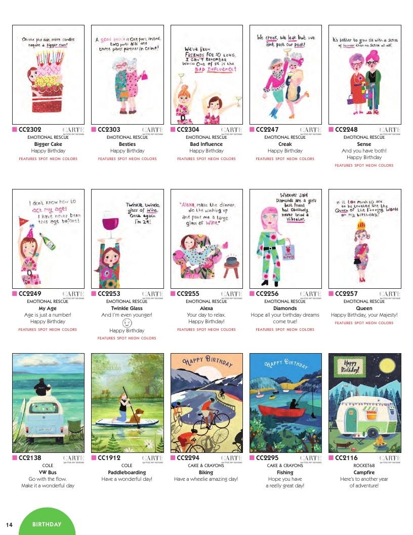Calypso Cards Greeting Cards Catalog Weekly Ad January 1 - December 31, 2026