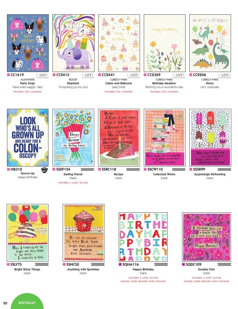 Calypso Cards Greeting Cards Catalog Weekly Ad January 1 - December 31, 2026