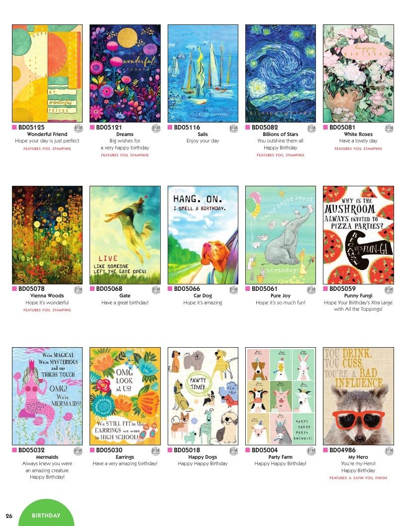 Calypso Cards Greeting Cards Catalog Weekly Ad January 1 - December 31, 2026