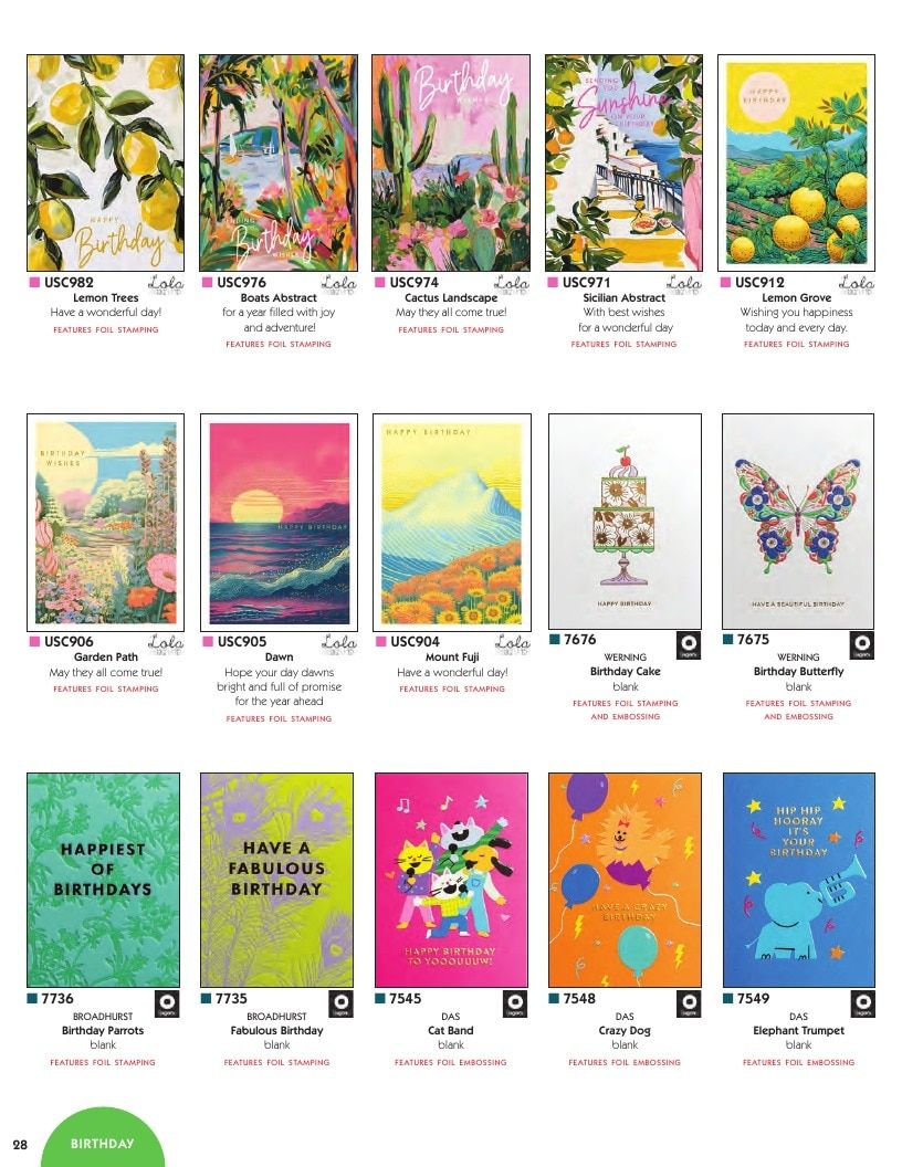 Calypso Cards Greeting Cards Catalog Weekly Ad January 1 - December 31, 2026