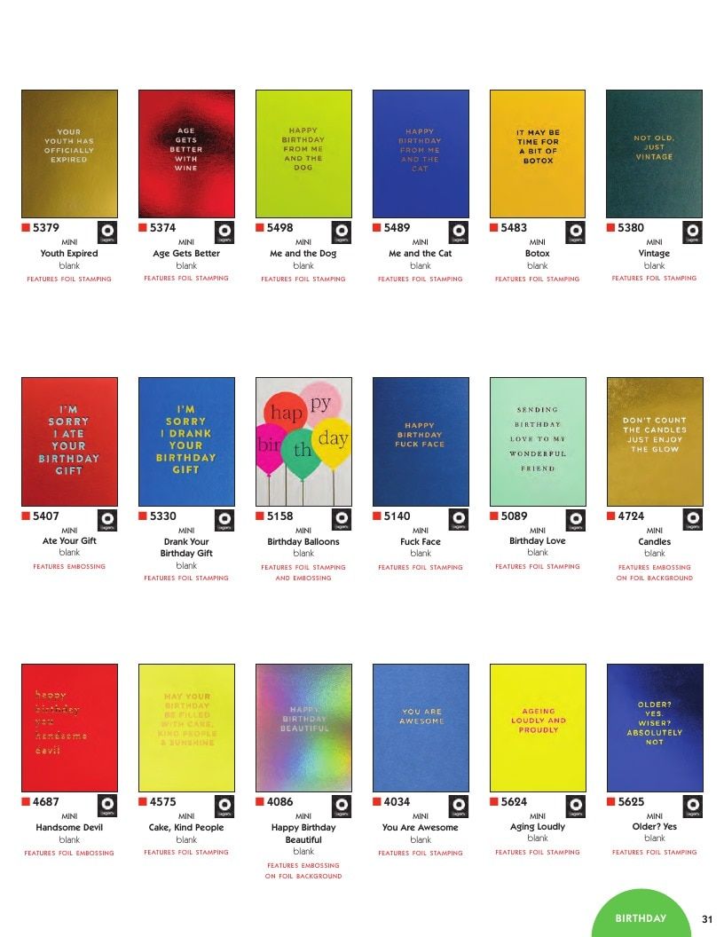 Calypso Cards Greeting Cards Catalog Weekly Ad January 1 - December 31, 2026