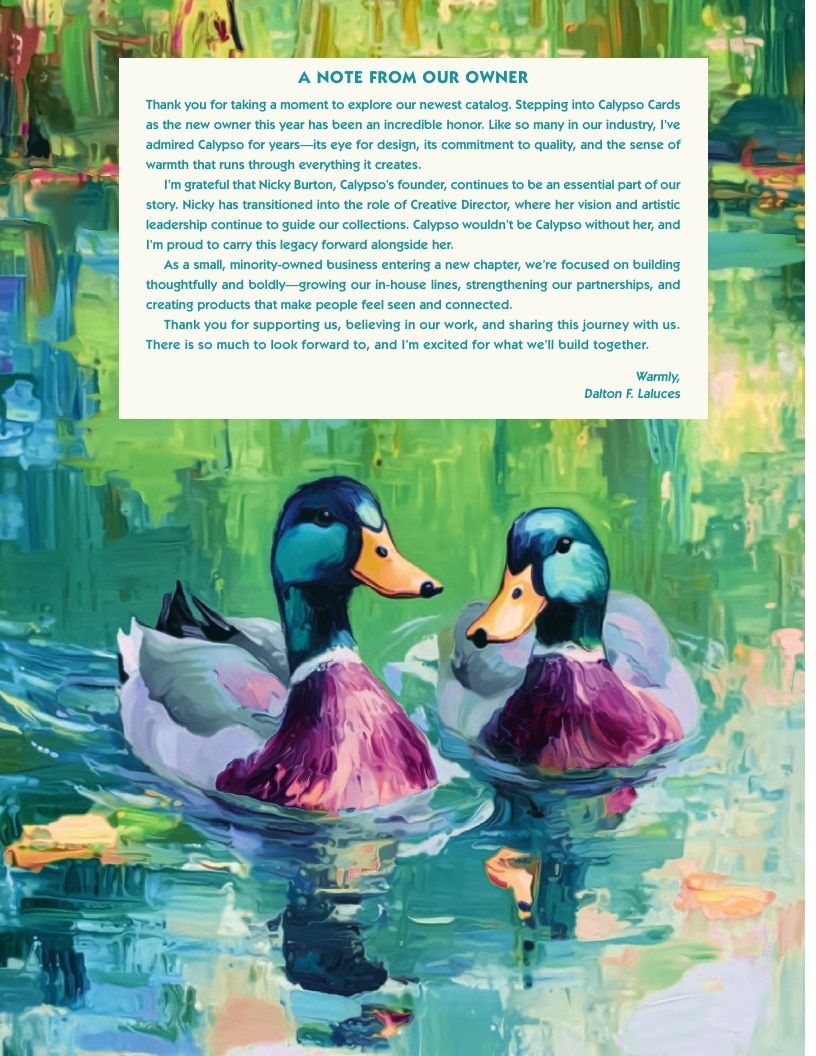 Calypso Cards Greeting Cards Catalog Weekly Ad January 1 - December 31, 2026