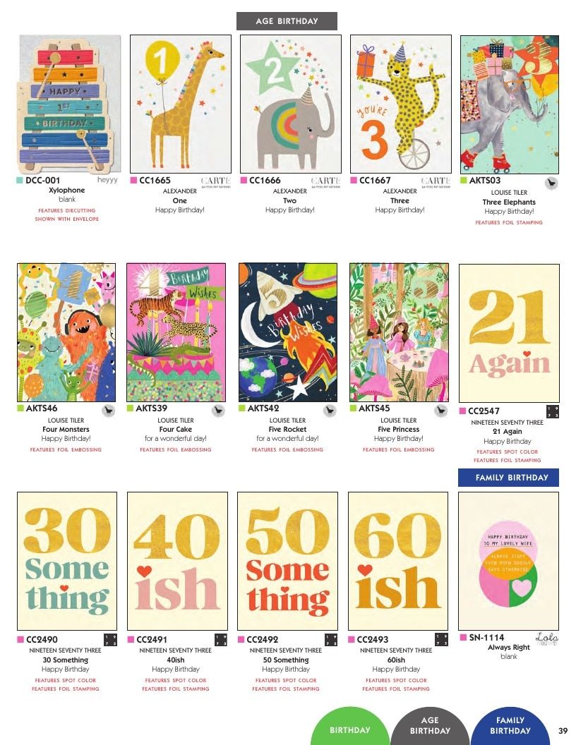 Calypso Cards Greeting Cards Catalog Weekly Ad January 1 - December 31, 2026