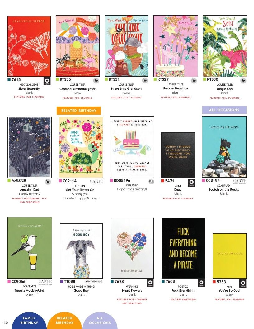 Calypso Cards Greeting Cards Catalog Weekly Ad January 1 - December 31, 2026