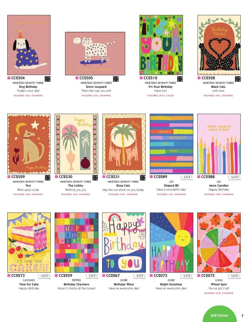 Calypso Cards Greeting Cards Catalog Weekly Ad January 1 - December 31, 2026