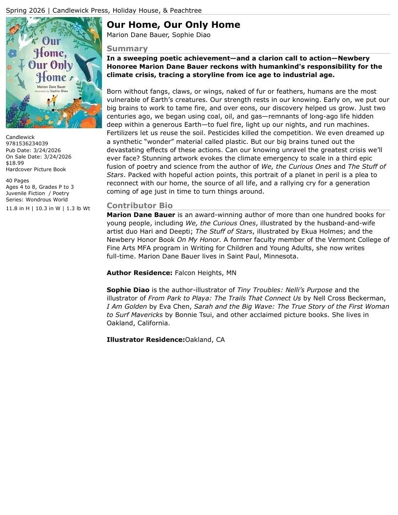 Candlewick Press Spring Books Catalog Weekly Ad January 1 - December 31, 2026