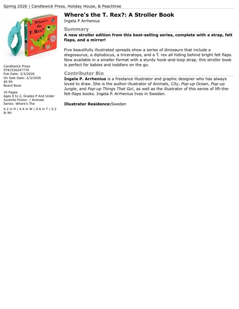 Candlewick Press Spring Books Catalog Weekly Ad January 1 - December 31, 2026