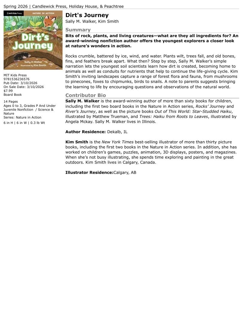 Candlewick Press Spring Books Catalog Weekly Ad January 1 - December 31, 2026