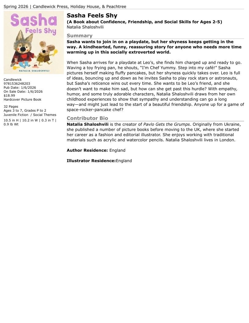 Candlewick Press Spring Books Catalog Weekly Ad January 1 - December 31, 2026