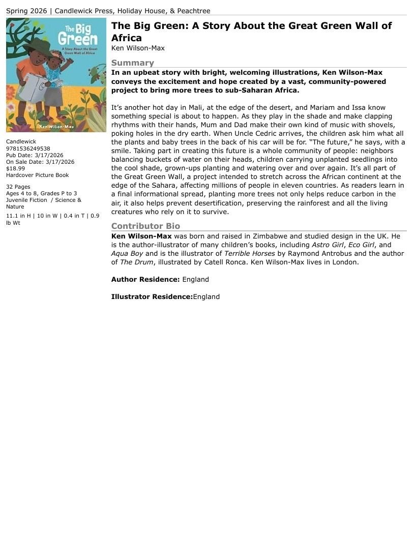 Candlewick Press Spring Books Catalog Weekly Ad January 1 - December 31, 2026