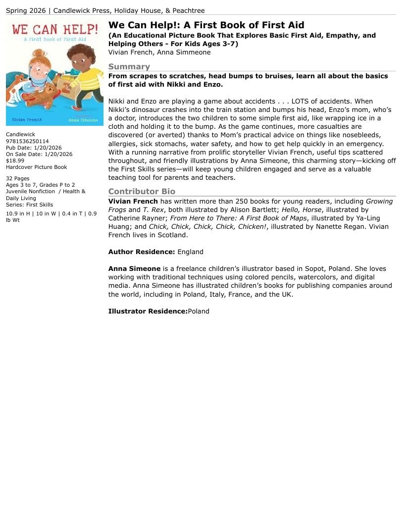 Candlewick Press Spring Books Catalog Weekly Ad January 1 - December 31, 2026
