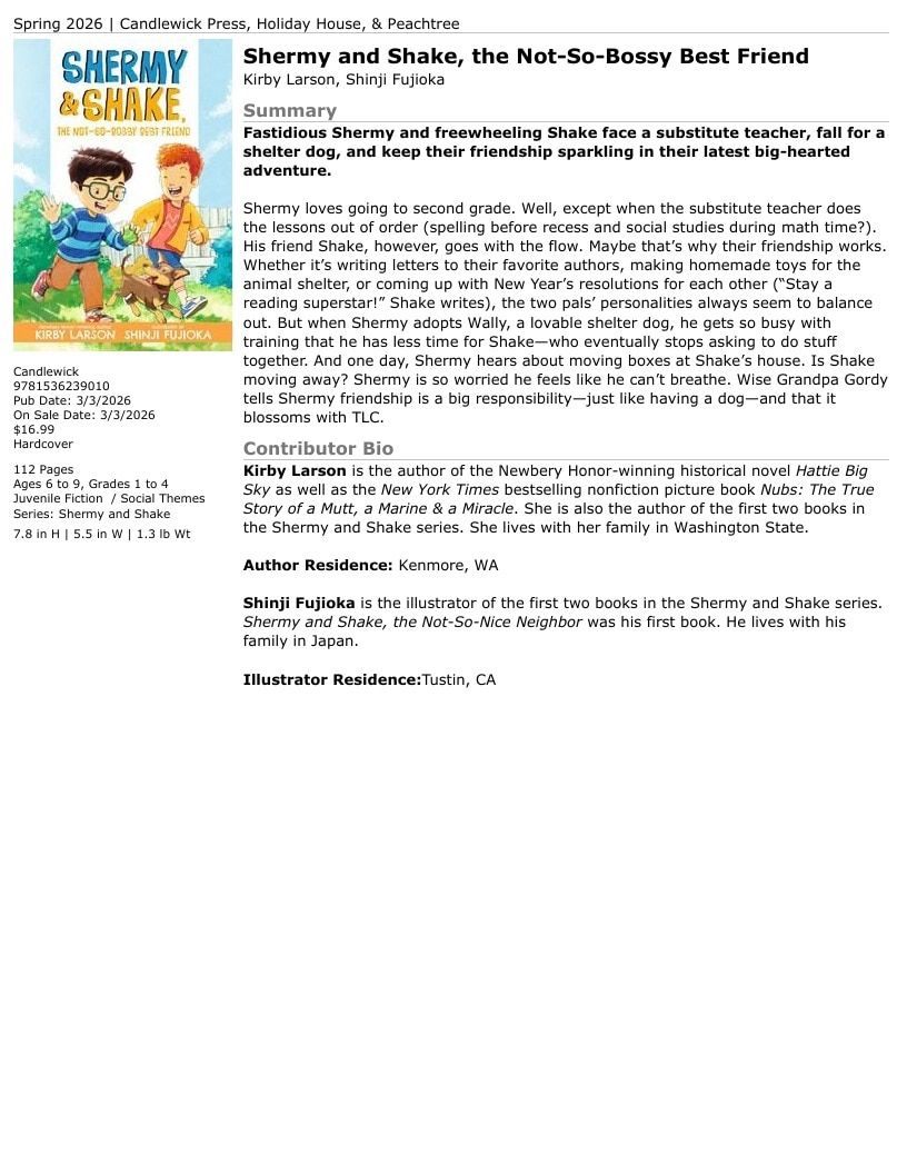 Candlewick Press Spring Books Catalog Weekly Ad January 1 - December 31, 2026