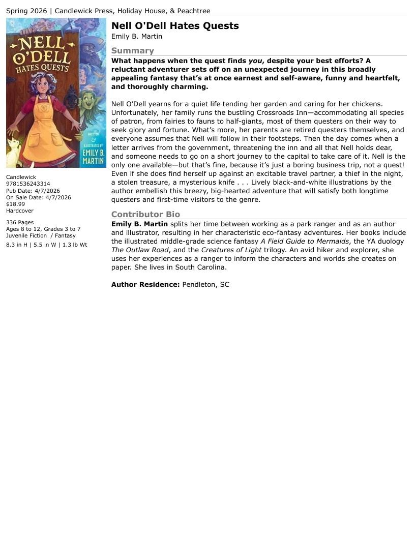 Candlewick Press Spring Books Catalog Weekly Ad January 1 - December 31, 2026