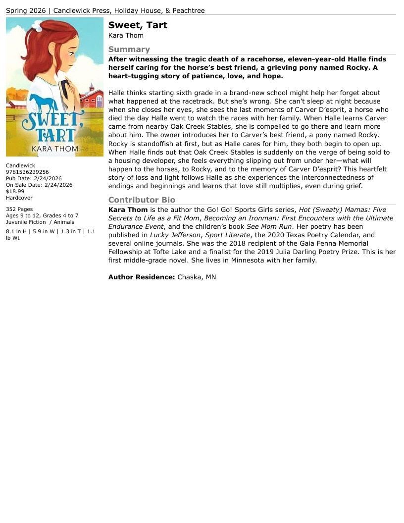Candlewick Press Spring Books Catalog Weekly Ad January 1 - December 31, 2026