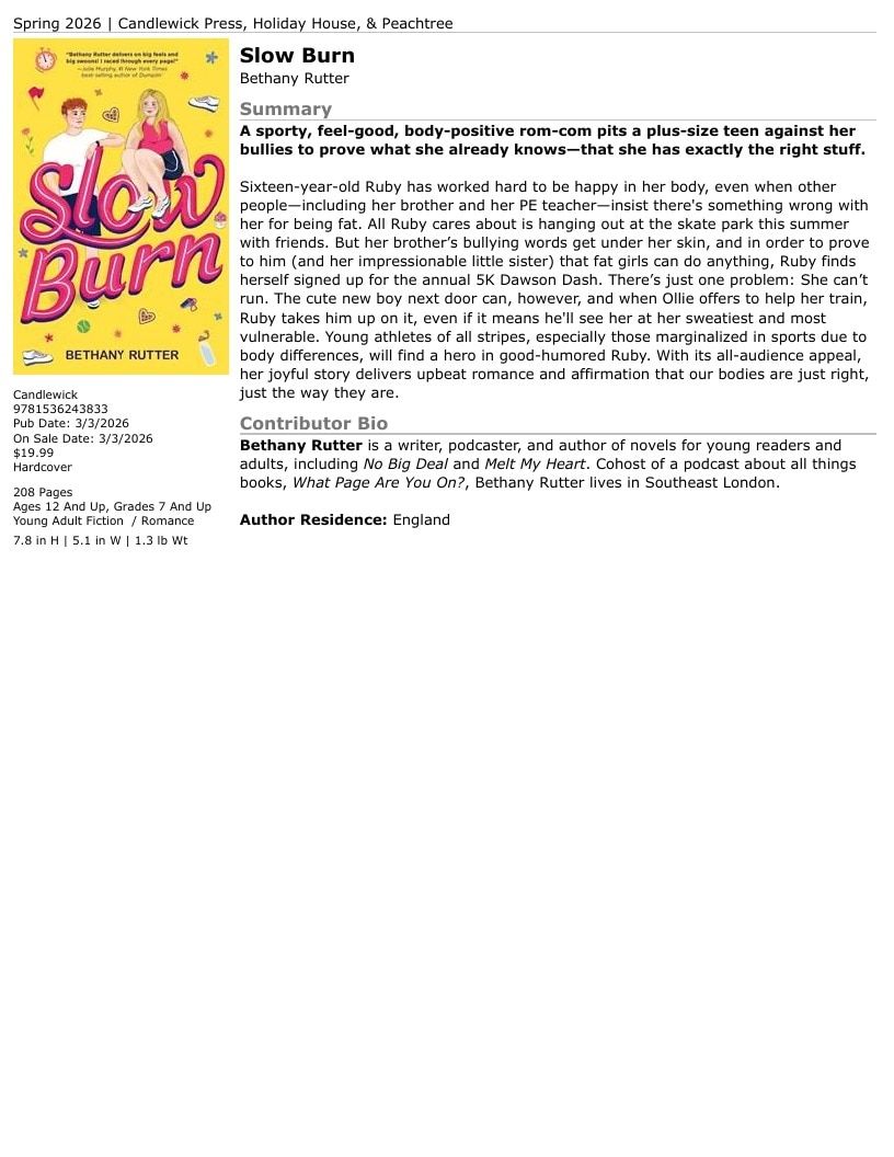 Candlewick Press Spring Books Catalog Weekly Ad January 1 - December 31, 2026