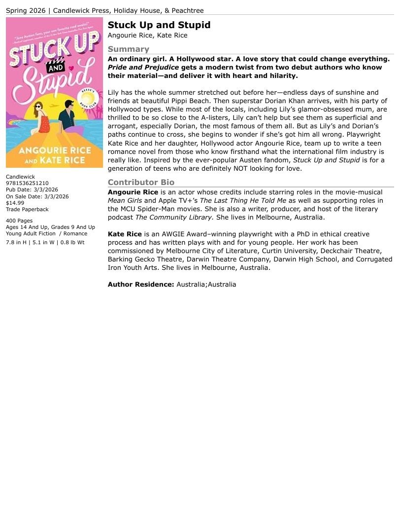 Candlewick Press Spring Books Catalog Weekly Ad January 1 - December 31, 2026