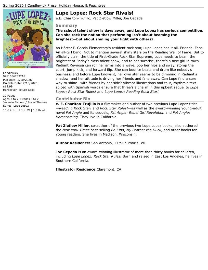 Candlewick Press Spring Books Catalog Weekly Ad January 1 - December 31, 2026