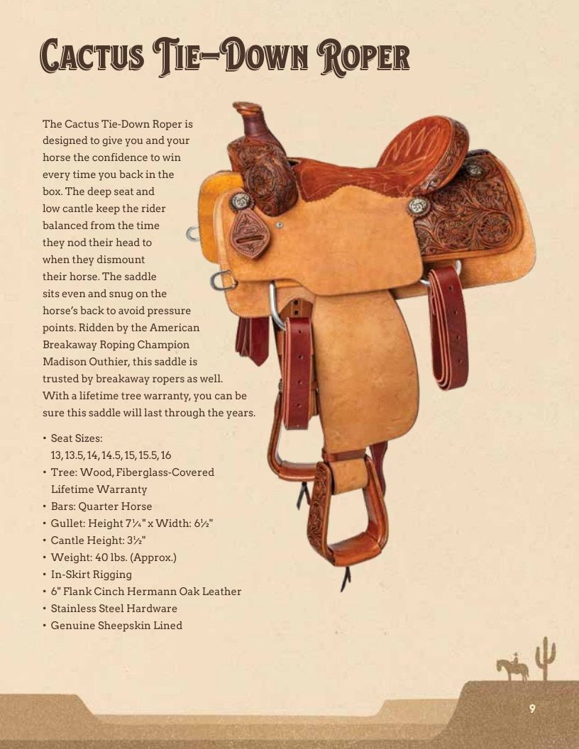 Cactus Saddlery Saddles and Tack Catalog Weekly Ad January 1 - December 31, 2026