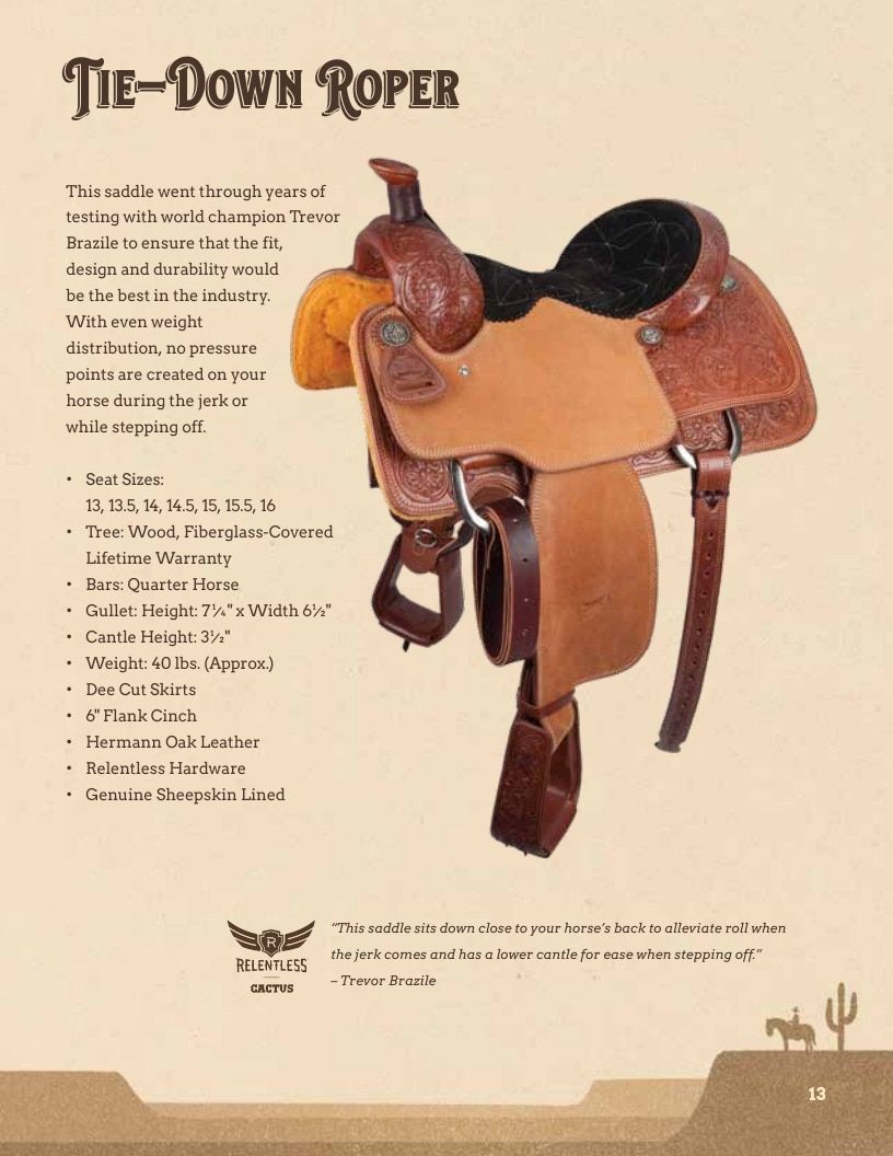 Cactus Saddlery Saddles and Tack Catalog Weekly Ad January 1 - December 31, 2026