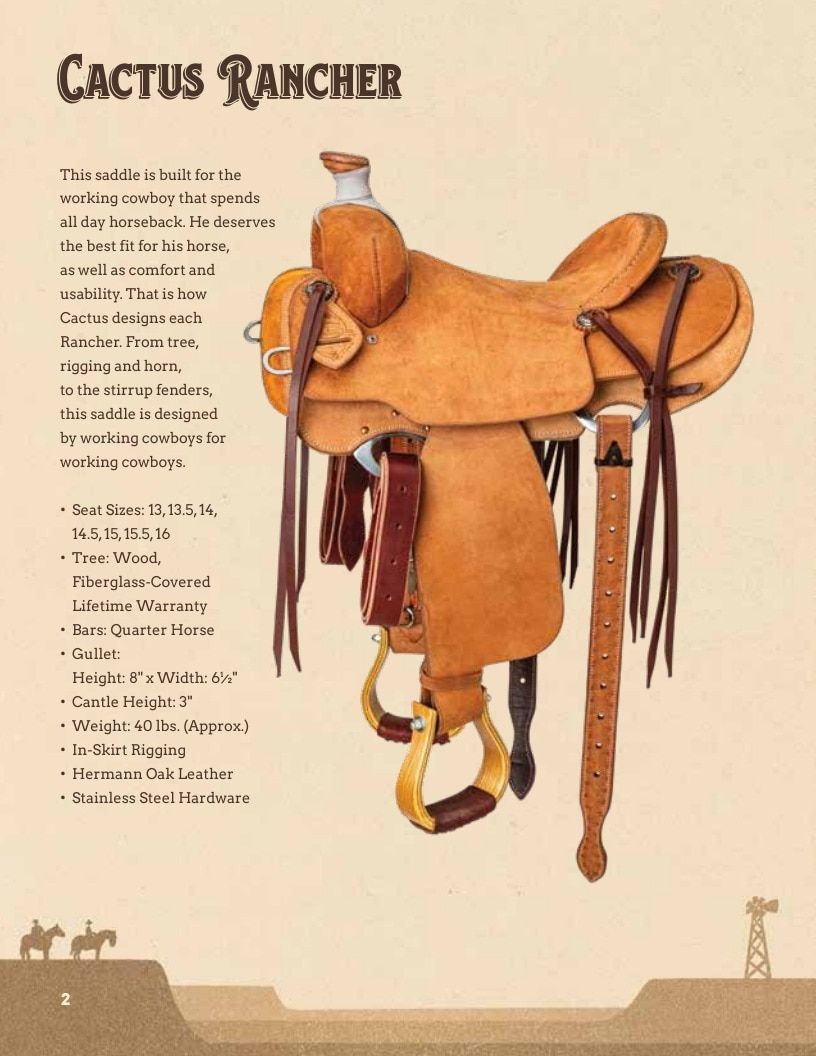 Cactus Saddlery Saddles and Tack Catalog Weekly Ad January 1 - December 31, 2026