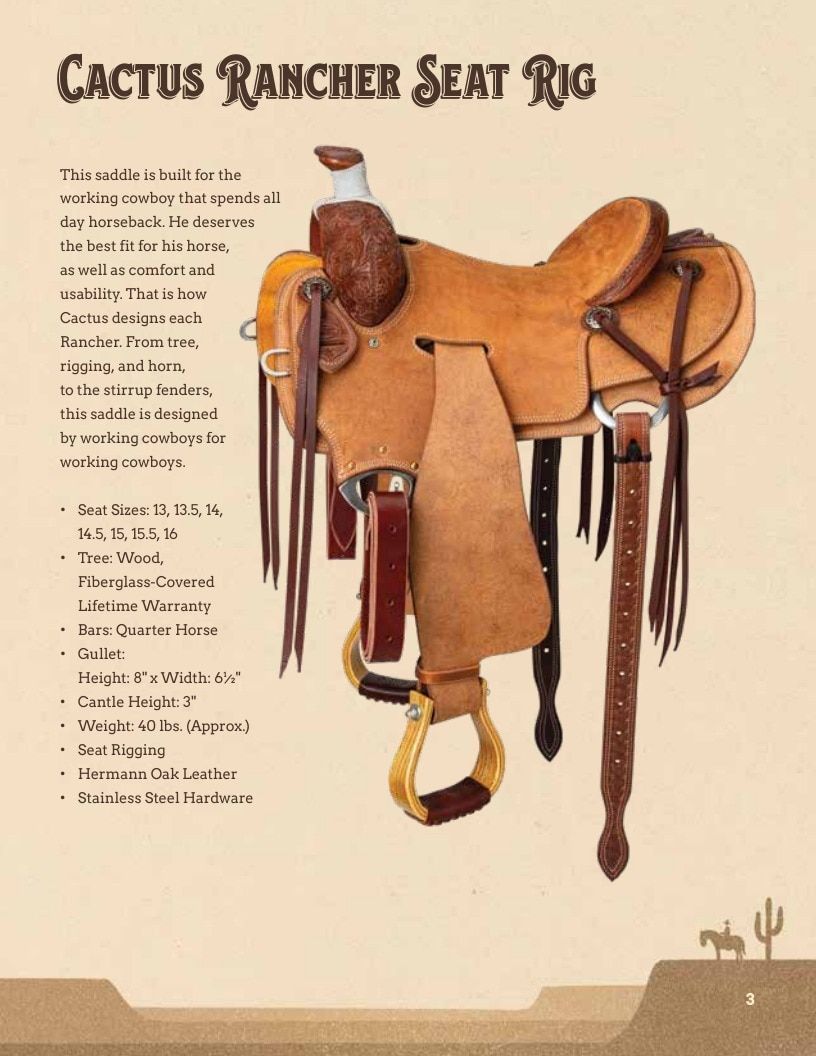Cactus Saddlery Saddles and Tack Catalog Weekly Ad January 1 - December 31, 2026