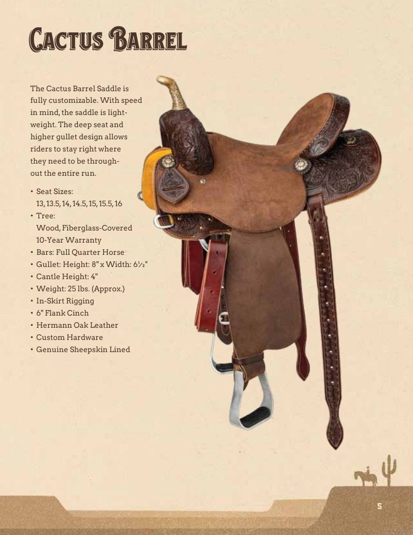 Cactus Saddlery Saddles and Tack Catalog Weekly Ad January 1 - December 31, 2026