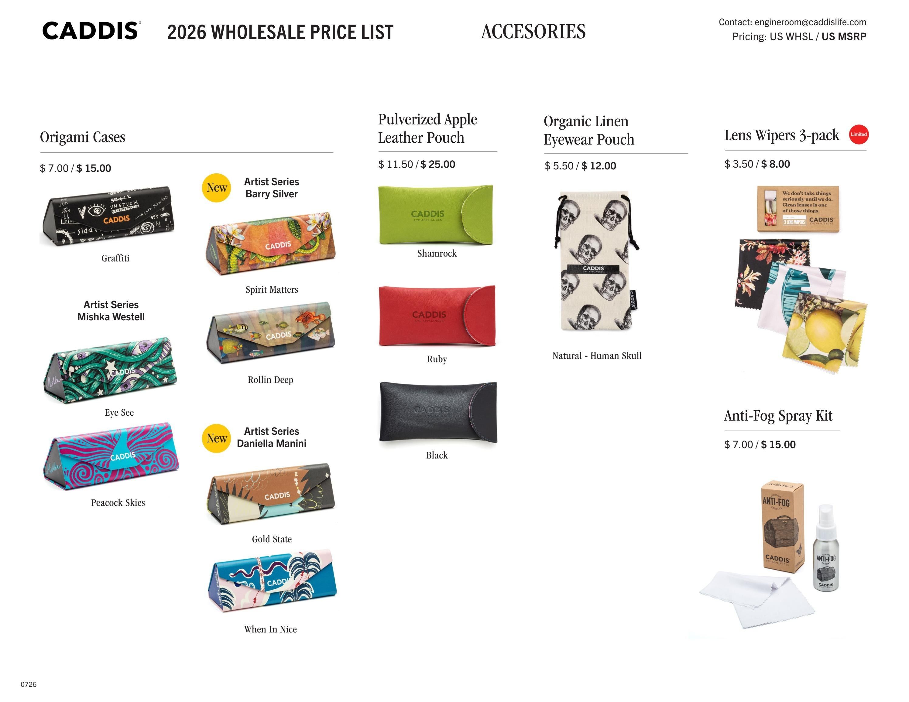 Caddis August Eyewear Catalog Weekly Ad January 1 - December 31, 2026