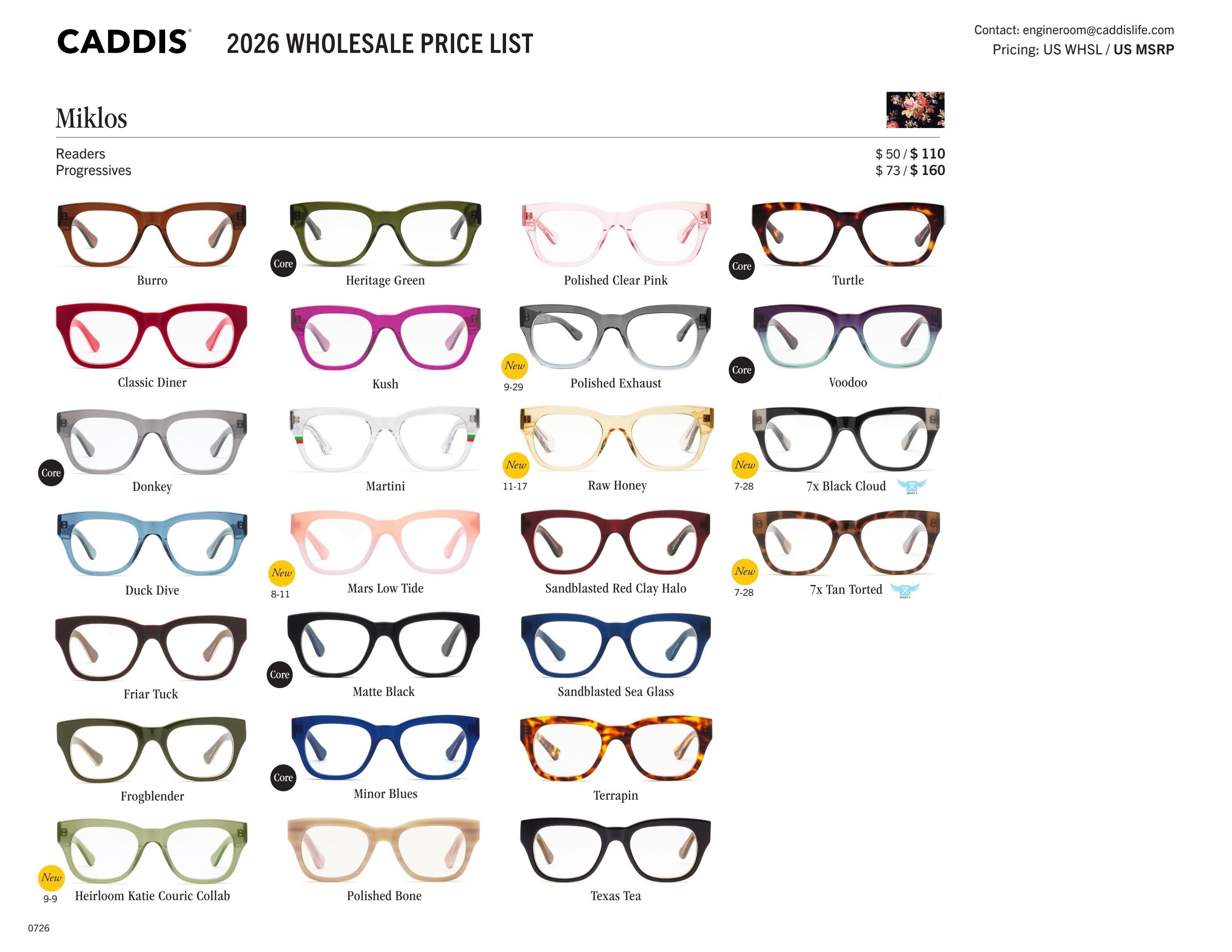 Caddis August Eyewear Catalog Weekly Ad January 1 - December 31, 2026
